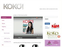 Tablet Screenshot of kokoliving.com